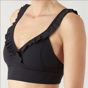 Glyder Apparel Ruffle Low Back Bra
